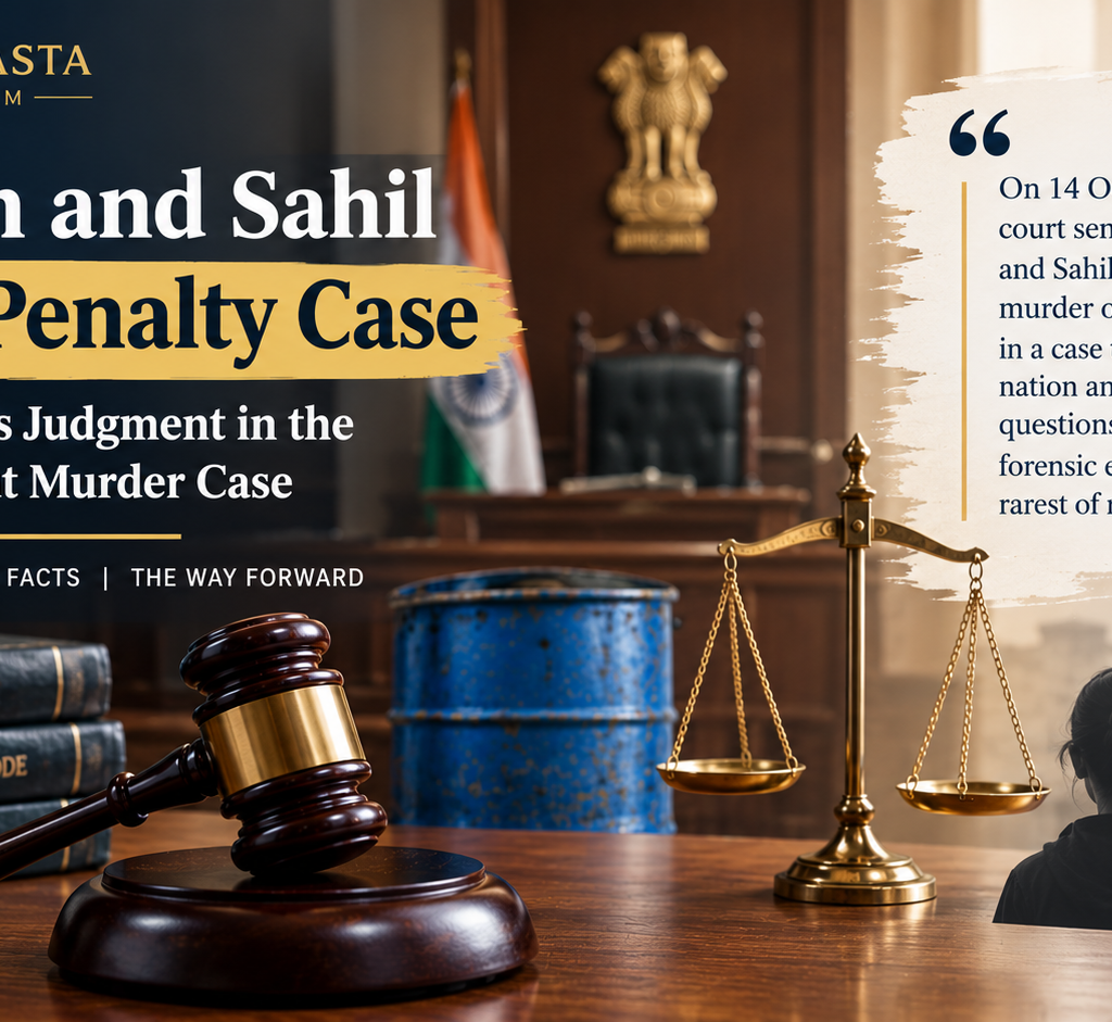 Muskan and Sahil death penalty case – Meerut court judgment in the Saurabh Rajput murder case.